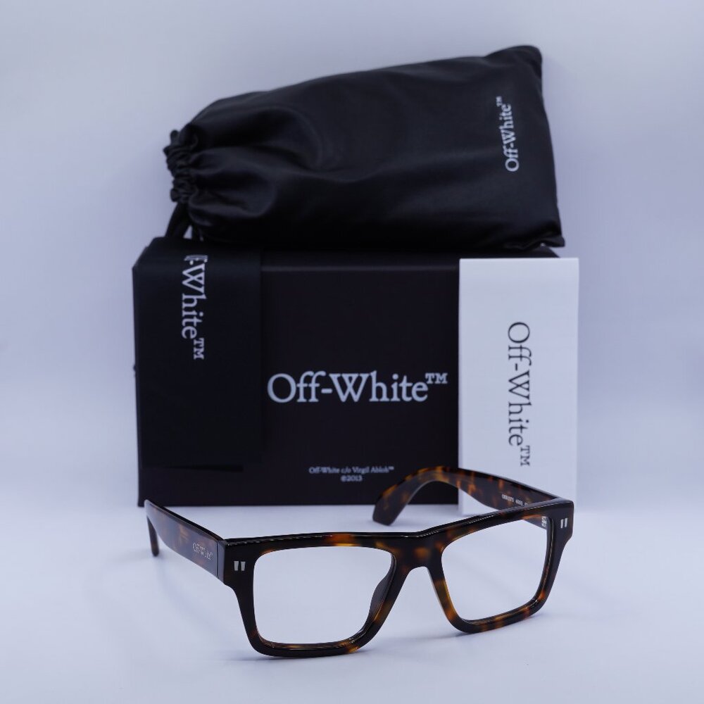 Final Price! Off-White OERJ075 STYLE 75 6000 Havana Eyeglasses 53mm